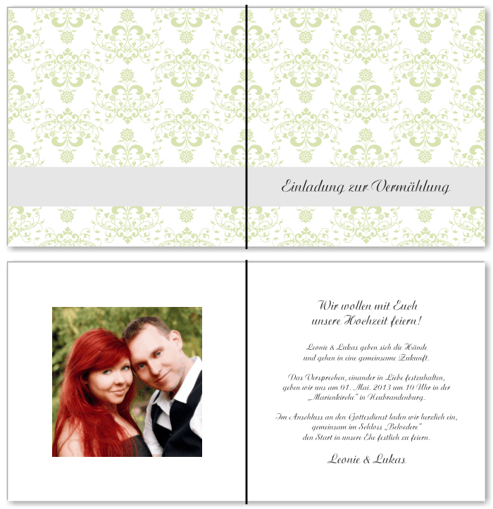  Einladungskarten Hochzeit, Hochzeitseinladungen, Hochzeitskarten, Einladungen für Hochzeit