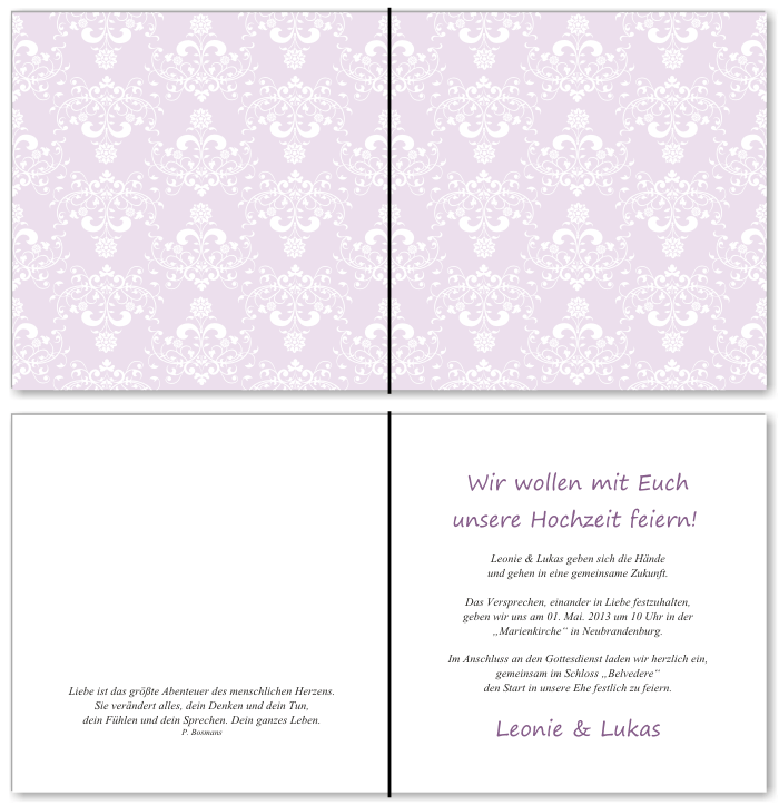  Einladungskarten Hochzeit, Hochzeitseinladungen, Hochzeitskarten, Einladungen für Hochzeit