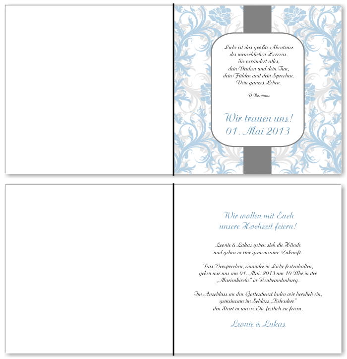  Einladungskarten Hochzeit, Hochzeitseinladungen, Hochzeitskarten, Einladungen für Hochzeit