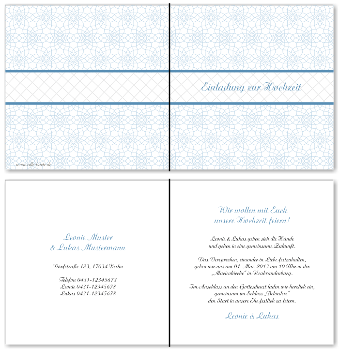  Einladungskarten Hochzeit, Hochzeitseinladungen, Hochzeitskarten, Einladungen für Hochzeit