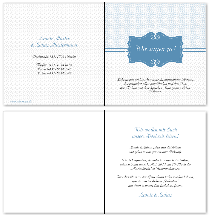  Einladungskarten Hochzeit, Hochzeitseinladungen, Hochzeitskarten, Einladungen für Hochzeit