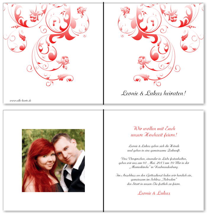  Einladungskarten Hochzeit, Hochzeitseinladungen, Hochzeitskarten, Einladungen für Hochzeit