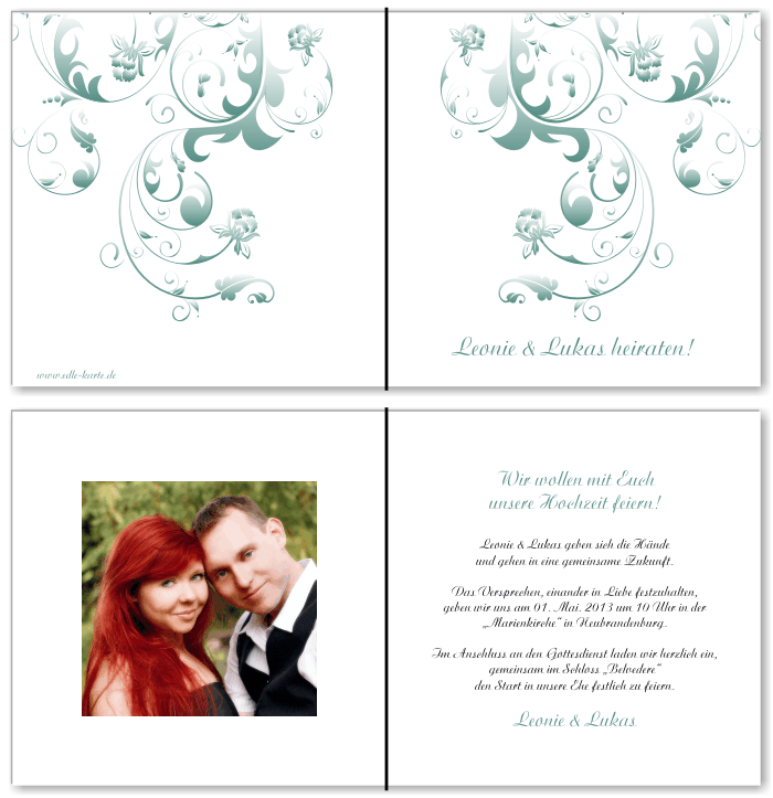  Einladungskarten Hochzeit, Hochzeitseinladungen, Hochzeitskarten, Einladungen für Hochzeit