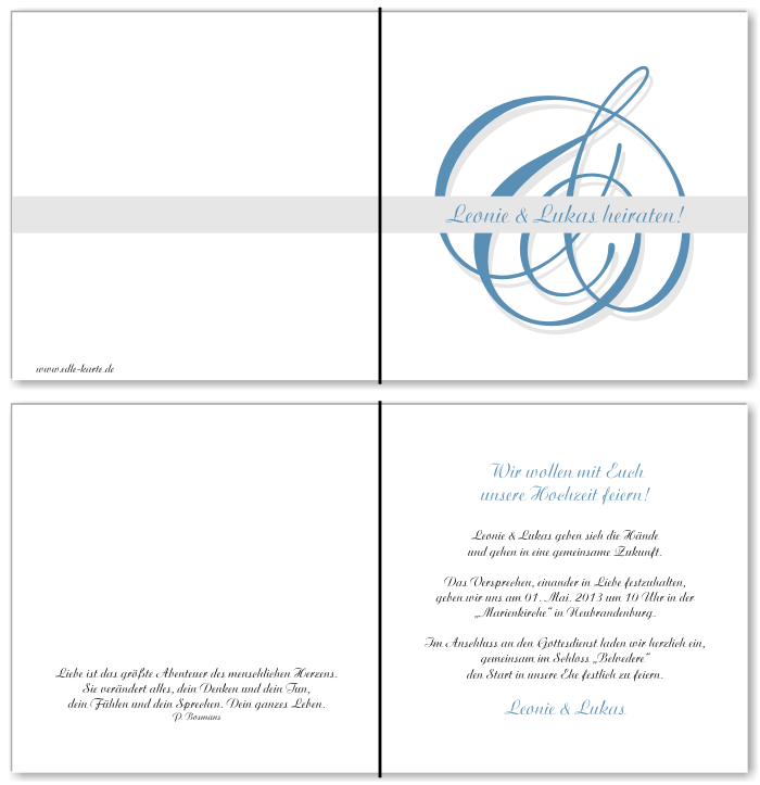  Einladungskarten Hochzeit, Hochzeitseinladungen, Hochzeitskarten, Einladungen für Hochzeit