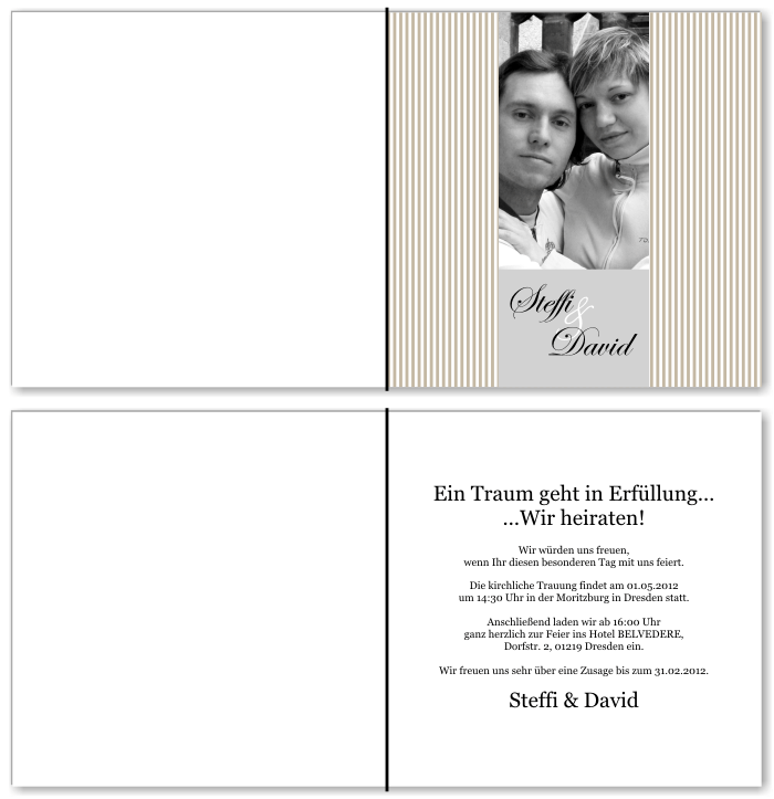  Einladungskarten Hochzeit, Hochzeitseinladungen, Hochzeitskarten, Einladungen für Hochzeit
