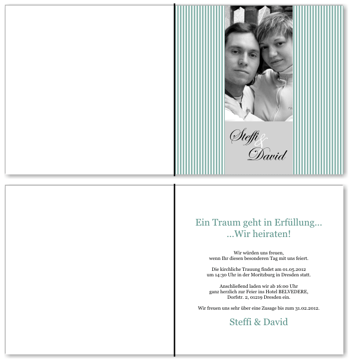  Einladungskarten Hochzeit, Hochzeitseinladungen, Hochzeitskarten, Einladungen für Hochzeit