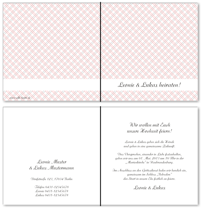  Einladungskarten Hochzeit, Hochzeitseinladungen, Hochzeitskarten, Einladungen für Hochzeit