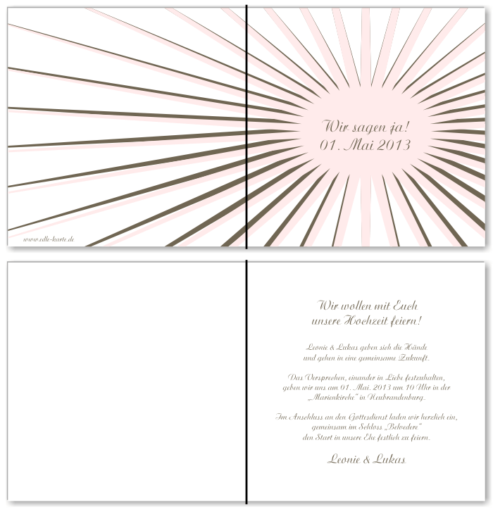 Einladungskarten Hochzeit, Hochzeitseinladungen, Hochzeitskarten, Einladungen für Hochzeit