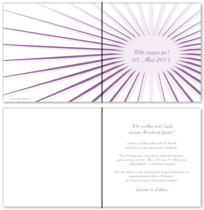  Einladungskarten Hochzeit, Hochzeitseinladungen, Hochzeitskarten, Einladungen für Hochzeit