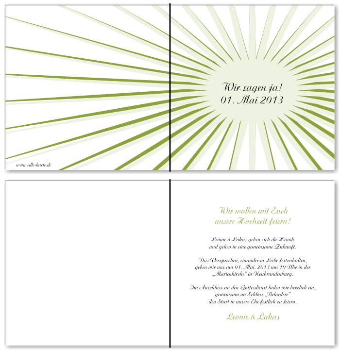  Einladungskarten Hochzeit, Hochzeitseinladungen, Hochzeitskarten, Einladungen für Hochzeit