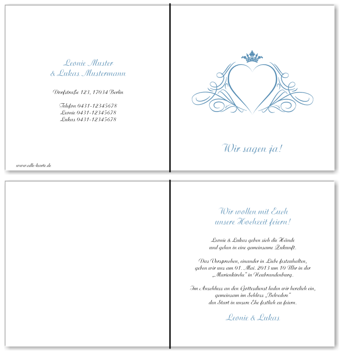  Einladungskarten Hochzeit, Hochzeitseinladungen, Hochzeitskarten, Einladungen für Hochzeit