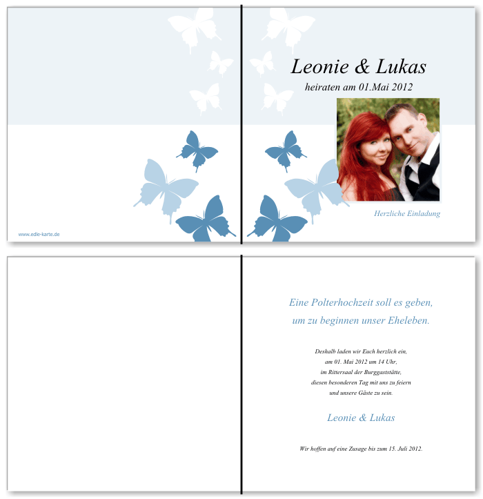  Einladungskarten Hochzeit, Hochzeitseinladungen, Hochzeitskarten, Einladungen für Hochzeit