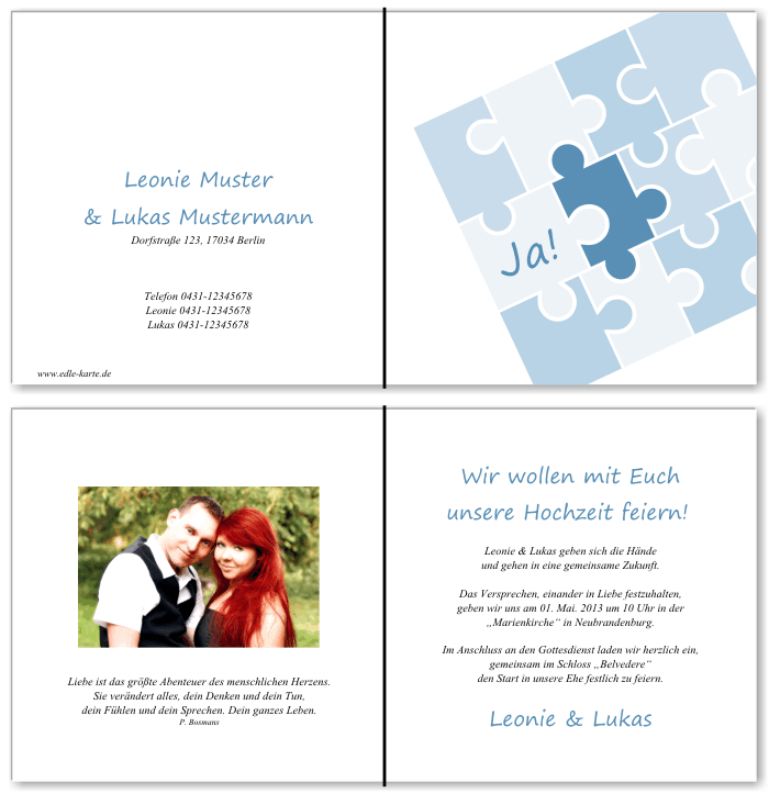  Einladungskarten Hochzeit, Hochzeitseinladungen, Hochzeitskarten, Einladungen für Hochzeit