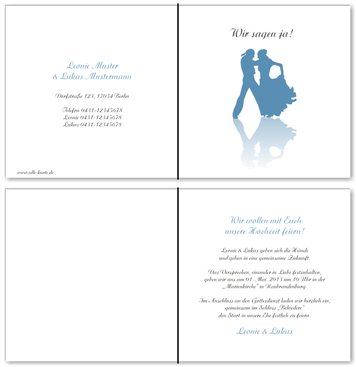  Einladungskarten Hochzeit, Hochzeitseinladungen, Hochzeitskarten, Einladungen für Hochzeit