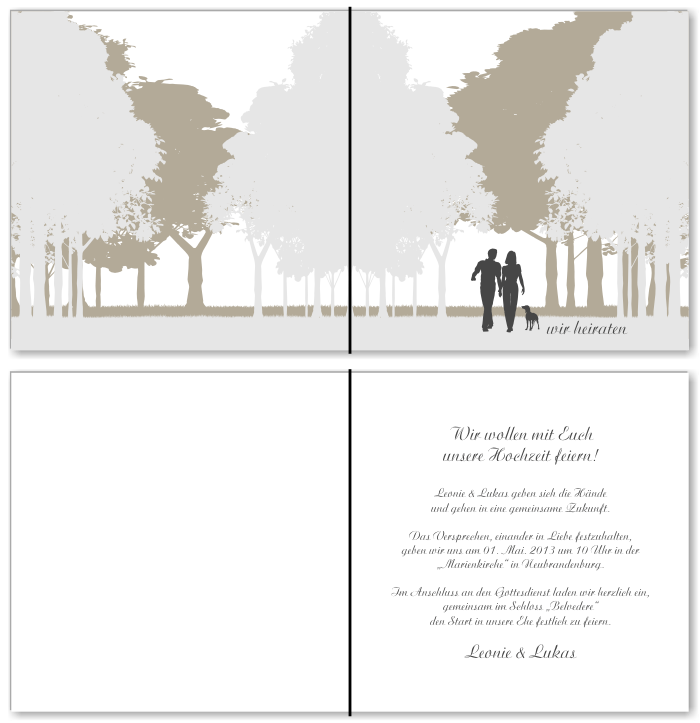  Einladungskarten Hochzeit, Hochzeitseinladungen, Hochzeitskarten, Einladungen für Hochzeit