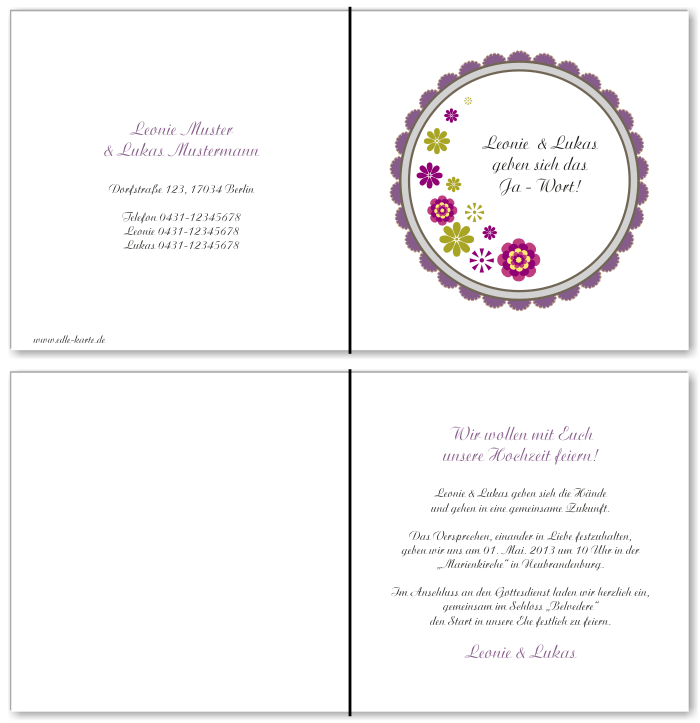  Einladungskarten Hochzeit, Hochzeitseinladungen, Hochzeitskarten, Einladungen für Hochzeit