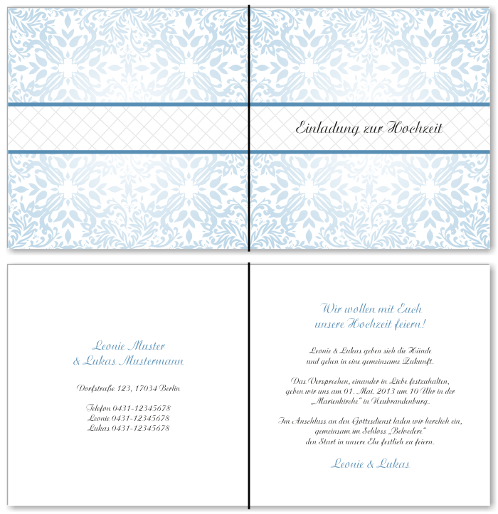  Einladungskarten Hochzeit, Hochzeitseinladungen, Hochzeitskarten, Einladungen für Hochzeit