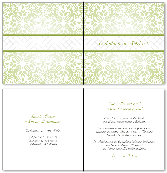  Einladungskarten Hochzeit, Hochzeitseinladungen, Hochzeitskarten, Einladungen für Hochzeit