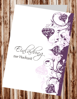 Hochzeitseinladungen, Einladungskarten zur Hochzeit, individuelle Einladungen für Hochzeit, Hochzeitskarten, persönliche Hochzeitseinladungen