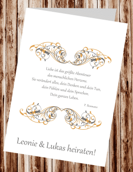 Hochzeitseinladungen, Einladungskarten zur Hochzeit, individuelle Einladungen für Hochzeit, Hochzeitskarten, persönliche Hochzeitseinladungen