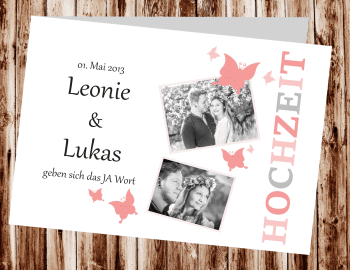 Hochzeitseinladungen, Einladungskarten zur Hochzeit, individuelle Einladungen für Hochzeit, Hochzeitskarten, persönliche Hochzeitseinladungen