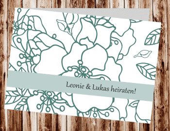 Hochzeitseinladungen, Einladungskarten zur Hochzeit, individuelle Einladungen für Hochzeit, Hochzeitskarten, persönliche Hochzeitseinladungen