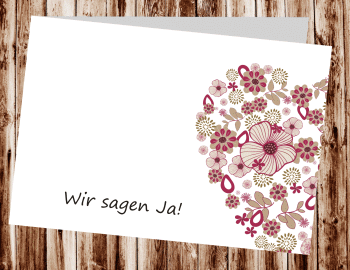 Hochzeitseinladungen, Einladungskarten zur Hochzeit, individuelle Einladungen für Hochzeit, Hochzeitskarten, persönliche Hochzeitseinladungen