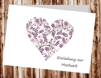 Hochzeitseinladungen, Einladungskarten zur Hochzeit, individuelle Einladungen für Hochzeit, Hochzeitskarten, persönliche Hochzeitseinladungen