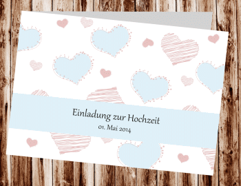 Hochzeitseinladungen, Einladungskarten zur Hochzeit, individuelle Einladungen für Hochzeit, Hochzeitskarten, persönliche Hochzeitseinladungen