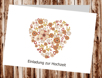 Hochzeitseinladungen, Einladungskarten zur Hochzeit, individuelle Einladungen für Hochzeit, Hochzeitskarten, persönliche Hochzeitseinladungen