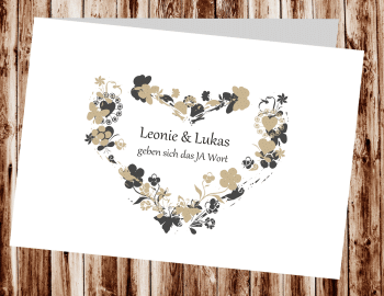 Hochzeitseinladungen, Einladungskarten zur Hochzeit, individuelle Einladungen für Hochzeit, Hochzeitskarten, persönliche Hochzeitseinladungen