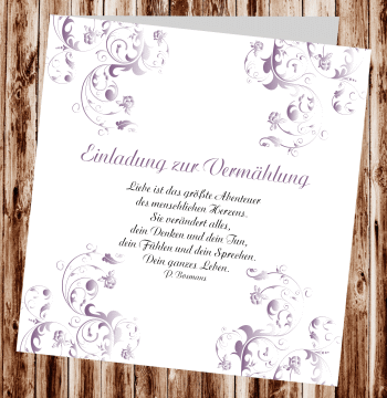 Hochzeitseinladungen, Einladungskarten zur Hochzeit, individuelle Einladungen für Hochzeit, Hochzeitskarten, persönliche Hochzeitseinladungen