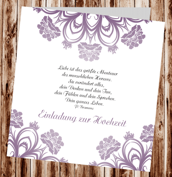 Hochzeitseinladungen, Einladungskarten zur Hochzeit, individuelle Einladungen für Hochzeit, Hochzeitskarten, persönliche Hochzeitseinladungen