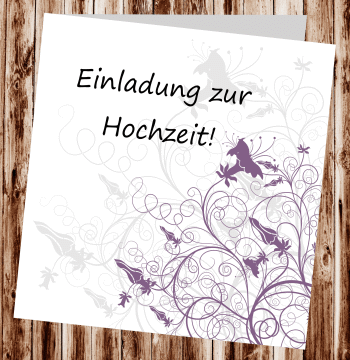 Hochzeitseinladungen, Einladungskarten zur Hochzeit, individuelle Einladungen für Hochzeit, Hochzeitskarten, persönliche Hochzeitseinladungen